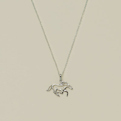 Sterling Silver Year Of The Horse Pendant - Necklace - Walker & Hall