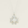 Deja Vu Sterling Silver Maltese Cross Boxing Medal Pendant - Necklace - Walker & Hall