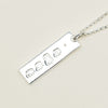 Vintage Sterling Silver London 1977 Ingot Pendant
