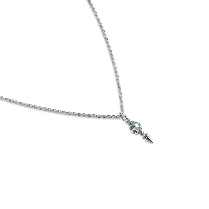 Stolen Girlfriends Club Precious Punk Sky Topaz Necklace - Necklace - Walker & Hall