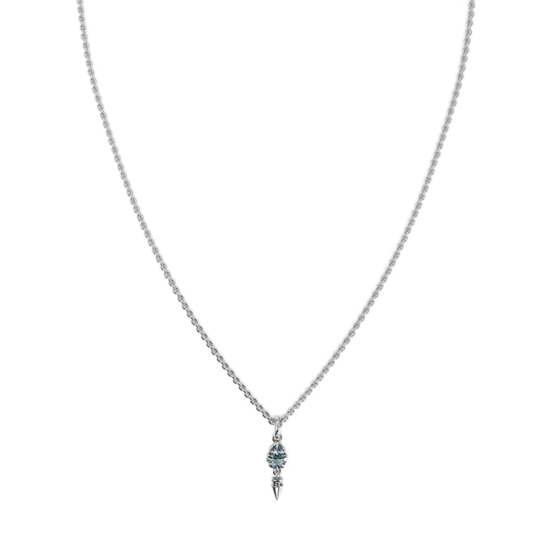 Stolen Girlfriends Club Precious Punk Sky Topaz Necklace - Necklace - Walker & Hall