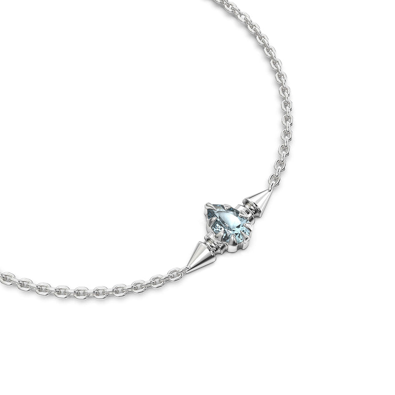 Stolen Girlfriends Club Precious Punk Sky Topaz Bracelet - Bracelet - Walker & Hall