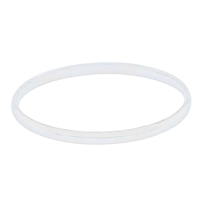 Sterling Silver 4.8mm Bangle-Bracelet-Walker & Hall