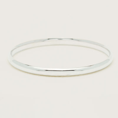 Sterling Silver 4.8mm Bangle - Bracelet - Walker & Hall
