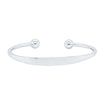 Sterling Silver Baby Cuff-Bracelet-Walker & Hall
