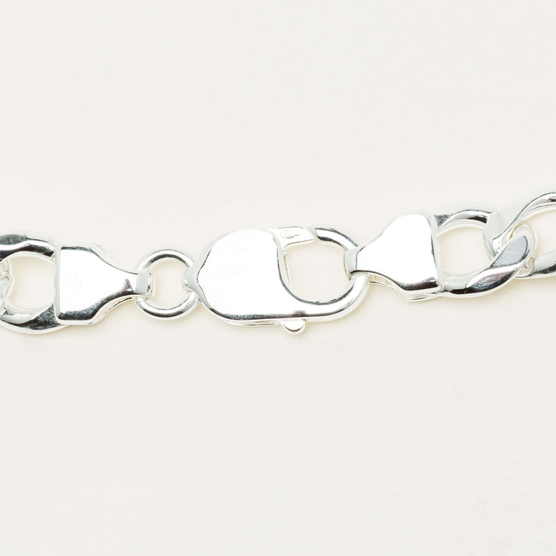 Sterling Silver Men's ID Bracelet 22cm - Bracelet - Walker & Hall