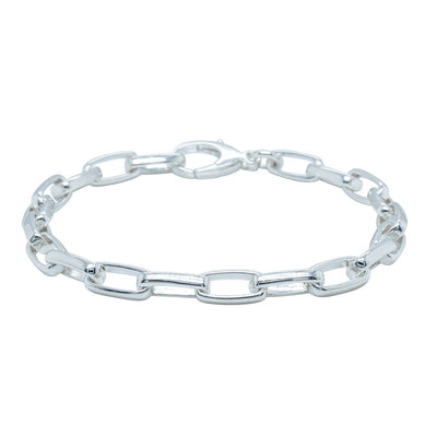 Sterling Silver Utility Bracelet-Bracelet-Walker & Hall