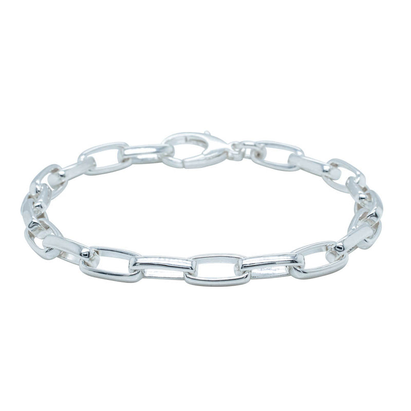Sterling Silver Utility Bracelet-Bracelet-Walker & Hall