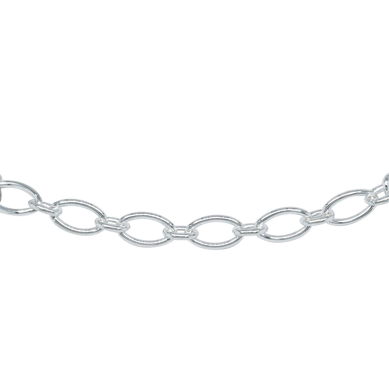 Sterling Silver Figaro Bracelet-Bracelet-Walker & Hall