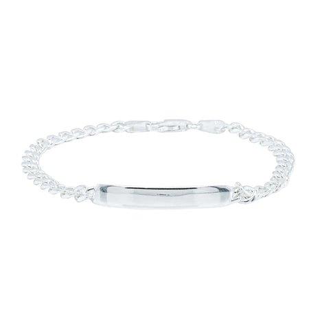Sterling Silver ID Bracelet-Bracelet-Walker & Hall