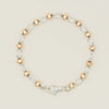 9ct Yellow Gold & Sterling Silver Belcher Bracelet - Bracelet - Walker & Hall