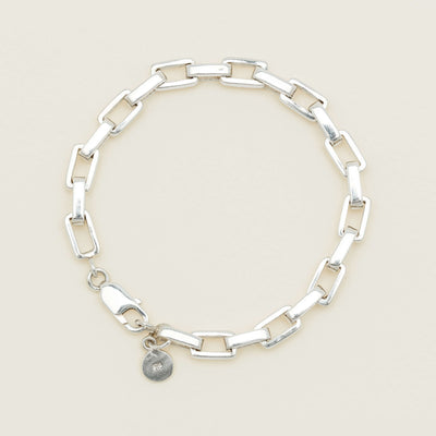Deja Vu Sterling Silver Karen Walker Charm Bracelet 21cm