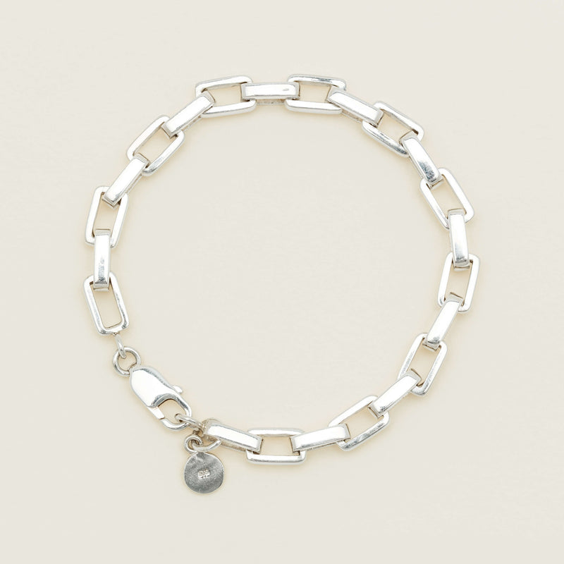 Deja Vu Sterling Silver Karen Walker Charm Bracelet 21cm