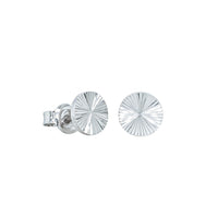 Sterling Silver Mini Reflections Stud Earrings-Earrings-Walker & Hall