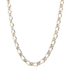 9ct Yellow Gold & Sterling Silver Twist Cable and Knot Necklace-Necklace-Walker & Hall