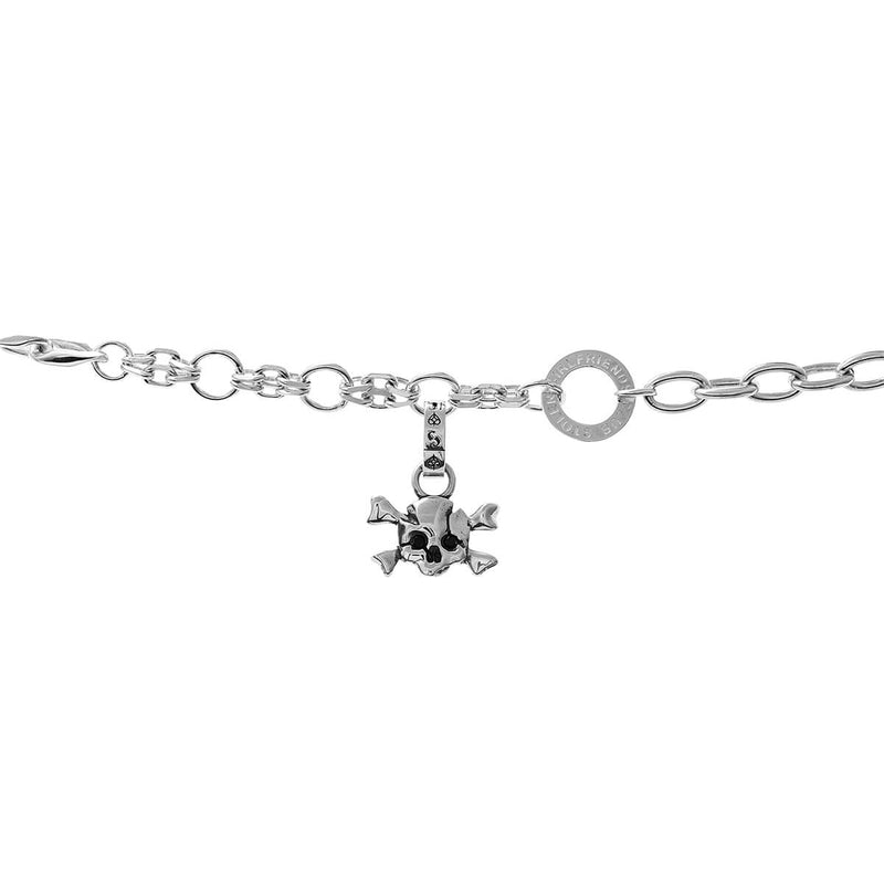 Stolen Girlfriends Club Jolly Roger Charm - Sterling Silver-Charm-Walker & Hall