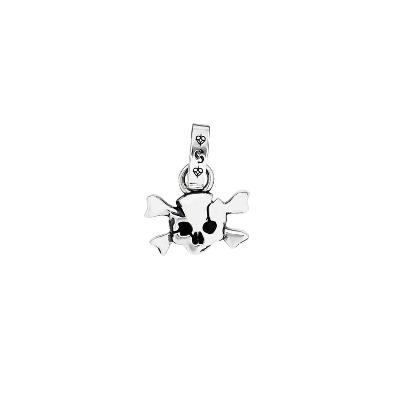 Stolen Girlfriends Club Jolly Roger Charm - Sterling Silver-Charm-Walker & Hall