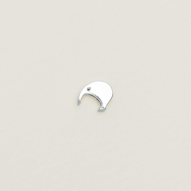 Sterling Silver Noted Kiwi Charm - Necklace - Walker & Hall