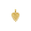 Zoe & Morgan Heart Rays Charm - Gold Vermeil - Charm - Walker & Hall