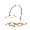 Deja Vu 9ct Seed Pearl Swallow Chester Sweetheart Brooch-Brooch-Walker & Hall