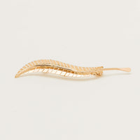 Deja Vu 18ct Yellow Gold Fern Frond Brooch - Brooch - Walker & Hall