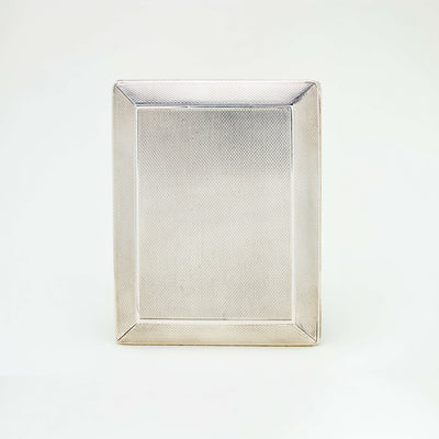 Deja Vu Sterling Silver Cigarette Case - London 1924 - Silverware - Walker & Hall