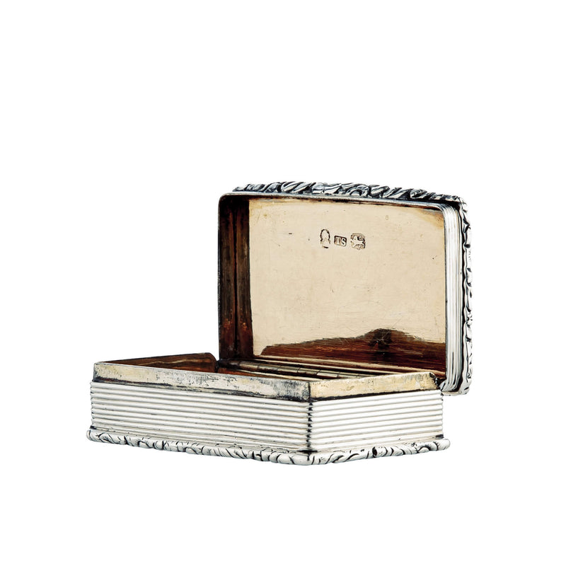 Sterling Silver Snuff Box-Silverware-Walker & Hall