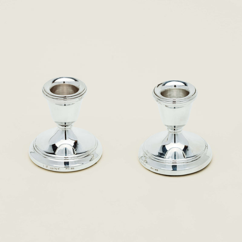 Sterling Silver Candle Sticks - Birmingham 1983 - Silverware - Walker & Hall