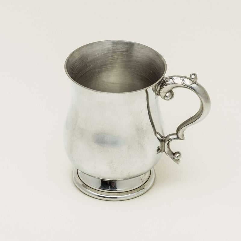 English Pewter Half Pint Georgian-Style Tankard -  - Walker & Hall