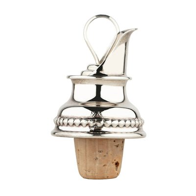 Sterling Silver Bottle Pourer-Silverware-Walker & Hall