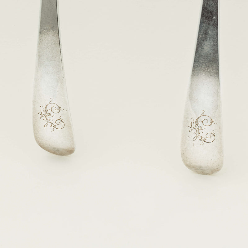 Deja Vu Sterling Silver Stuffing Spoons - London 1783