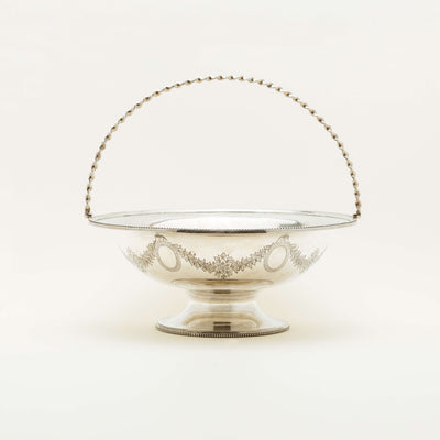 Vintage Sterling Silver Fruit Basket - Sheffield 1909 - Silverware - Walker & Hall