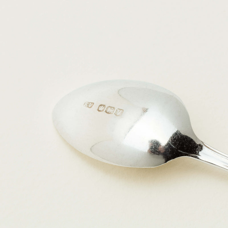 Deja Vu Sterling Silver Coffee Spoon Set - Sheffield 1938 - Silverware - Walker & Hall