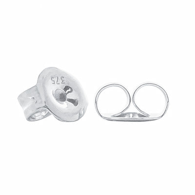 9ct White Gold Small Butterflies-Earrings-Walker & Hall