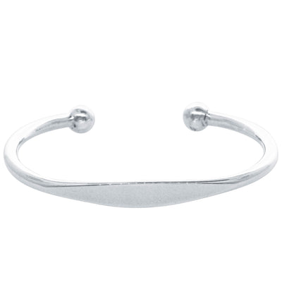 Sterling Silver Men's Cuff-Bracelet-Walker & Hall