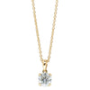 18ct Yellow Gold 1.00ct Diamond Blossom Pendant-Necklace-Walker & Hall