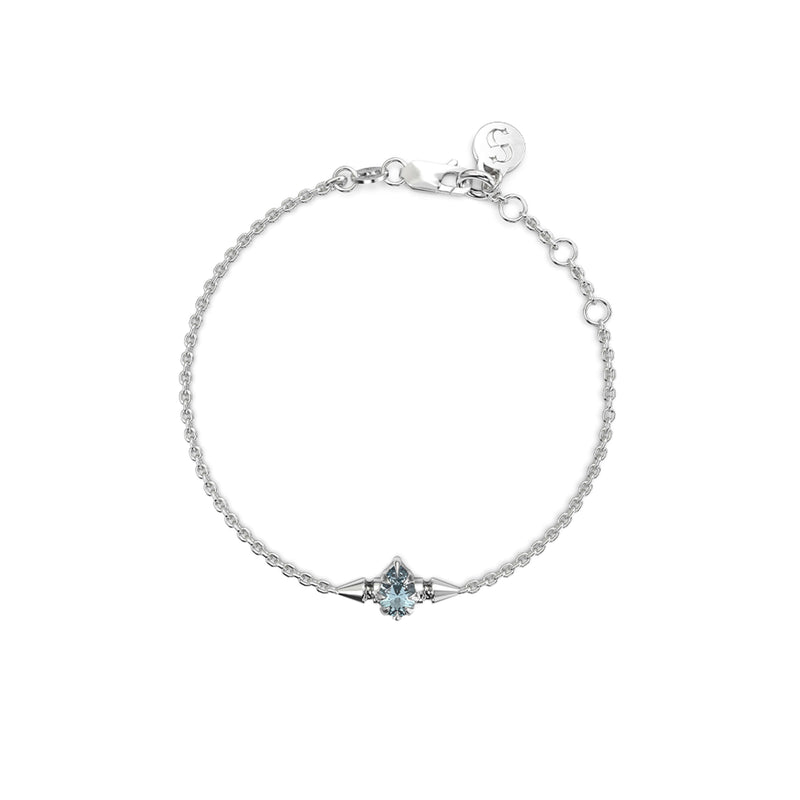 Stolen Girlfriends Club Precious Punk Sky Topaz Bracelet - Bracelet - Walker & Hall