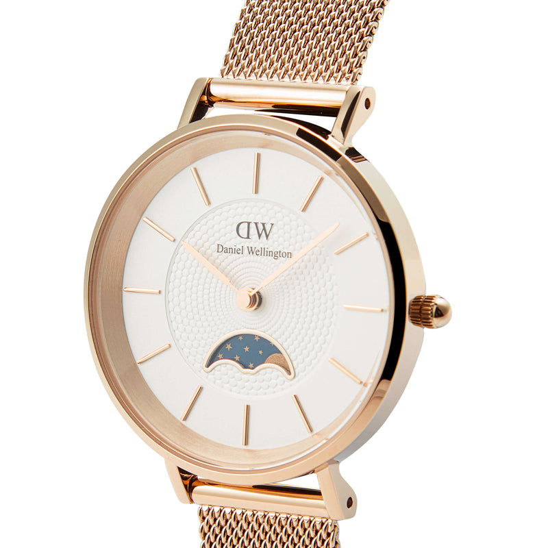 Daniel Wellington Petite Lune Melrose Watch-Watch-Walker & Hall