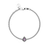 Stolen Girlfriends Club Jagged Teardrop Bracelet - Amethyst - Bracelet - Walker & Hall