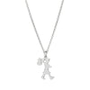 Karen Walker Small Runaway Girl Necklace - Sterling Silver