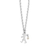 Karen Walker Girl With A Pearl Necklace - Sterling Silver-Necklace-Walker & Hall