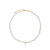 Karen Walker Mini Girl With Pearls Necklace - 9ct Yellow Gold-Necklace-Walker & Hall