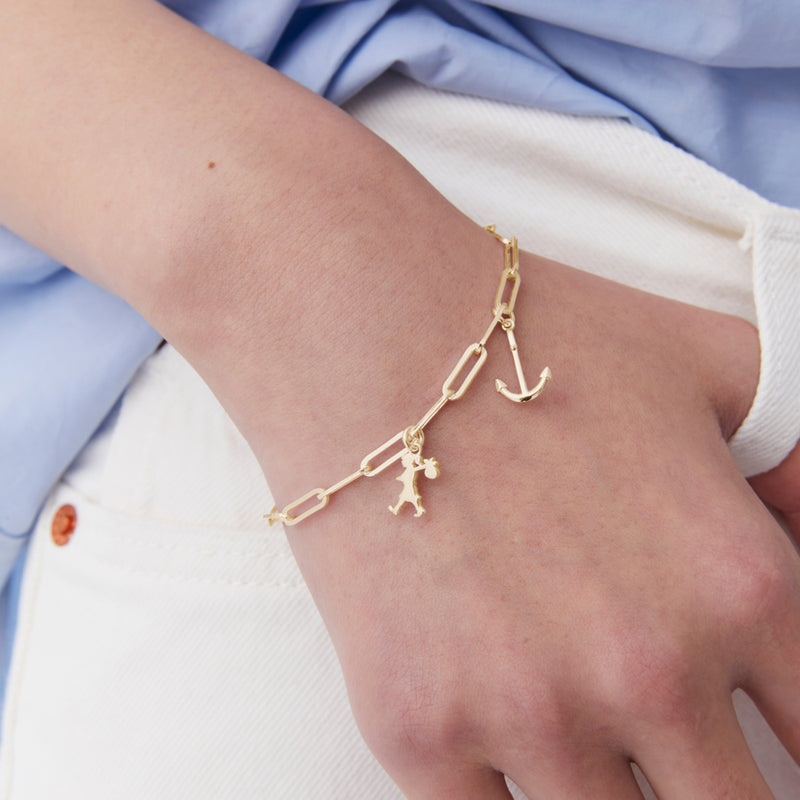 Karen Walker 9ct Yellow Gold Adventure Charm - Made to Order-Charm-Walker & Hall
