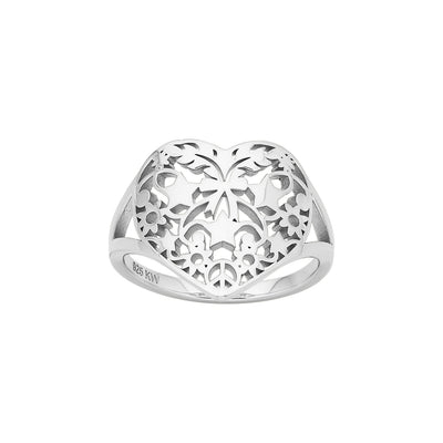 Karen Walker Heart Thrills Ring - Sterling Silver - Ring - Walker & Hall