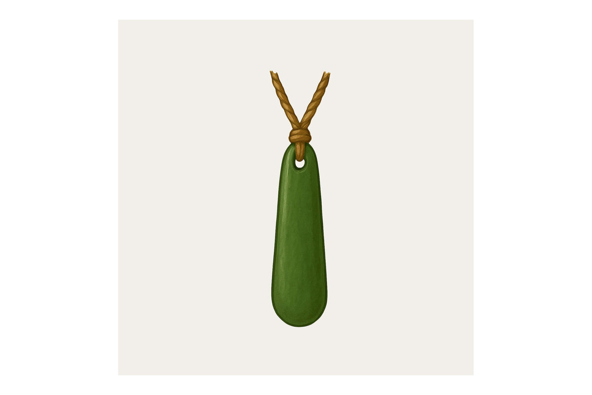 Kuru Greenstone Pendant