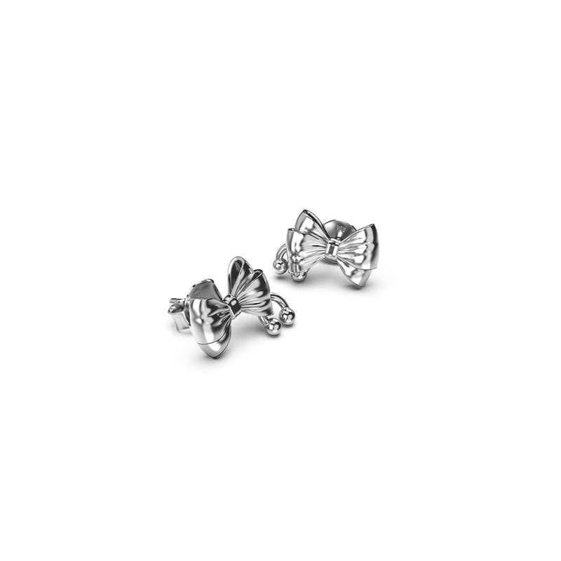 Pierced-Bow-Earrings-SS-2 - Walker & Hall