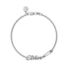 Stolen Girlfriends Club Sentimental Script Bracelet - Silver - Bracelet - Walker & Hall