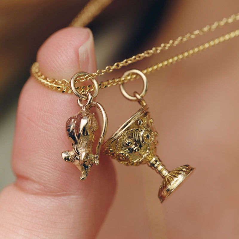 Deja Vu 9ct Yellow Gold Chalice Charm - Charm - Walker & Hall