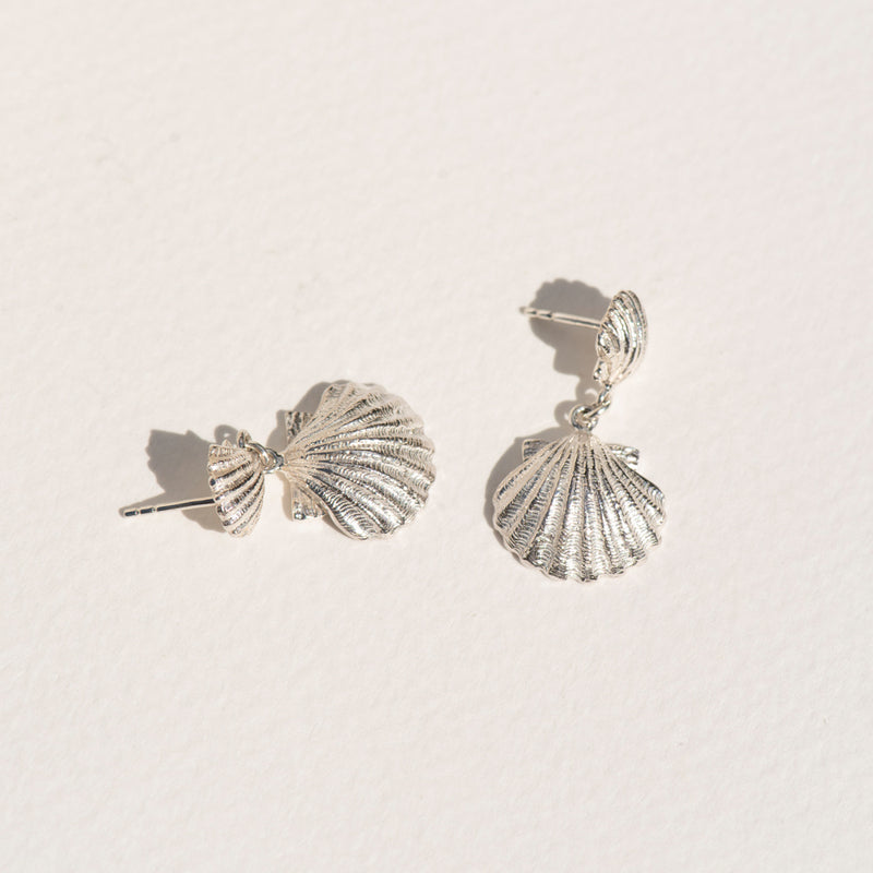 Zoe & Morgan x Walker & Hall Camino Earrings - Sterling Silver-Earrings-Walker & Hall