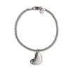 Meadowlark Lava Heart Bracelet - Sterling Silver-Bracelet-Walker & Hall